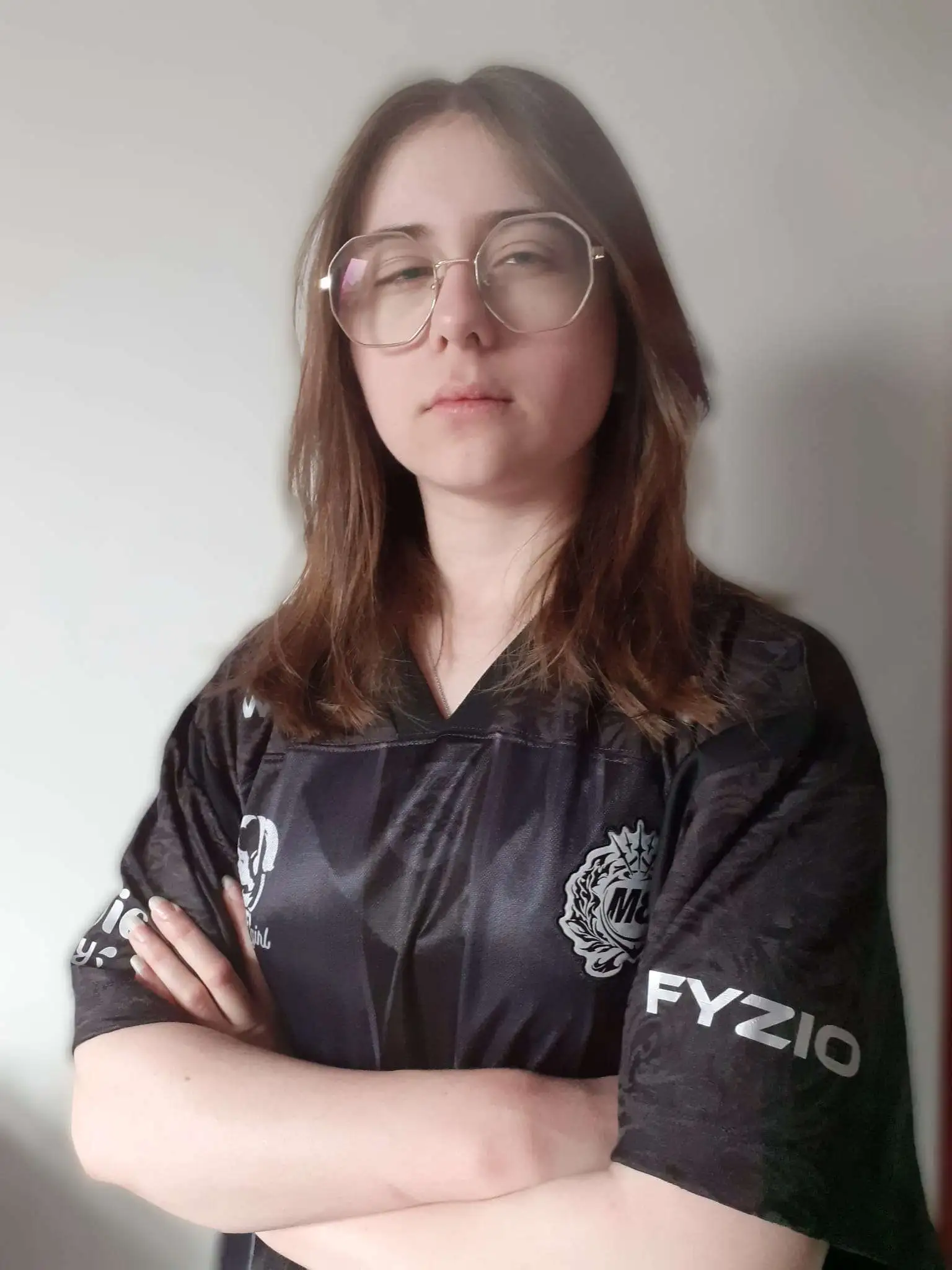 Photo d'une des joueuses de l'équipe.
